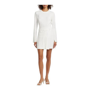 Women's Simkhai Zabelle white Long Sleeve Minidress Size 12